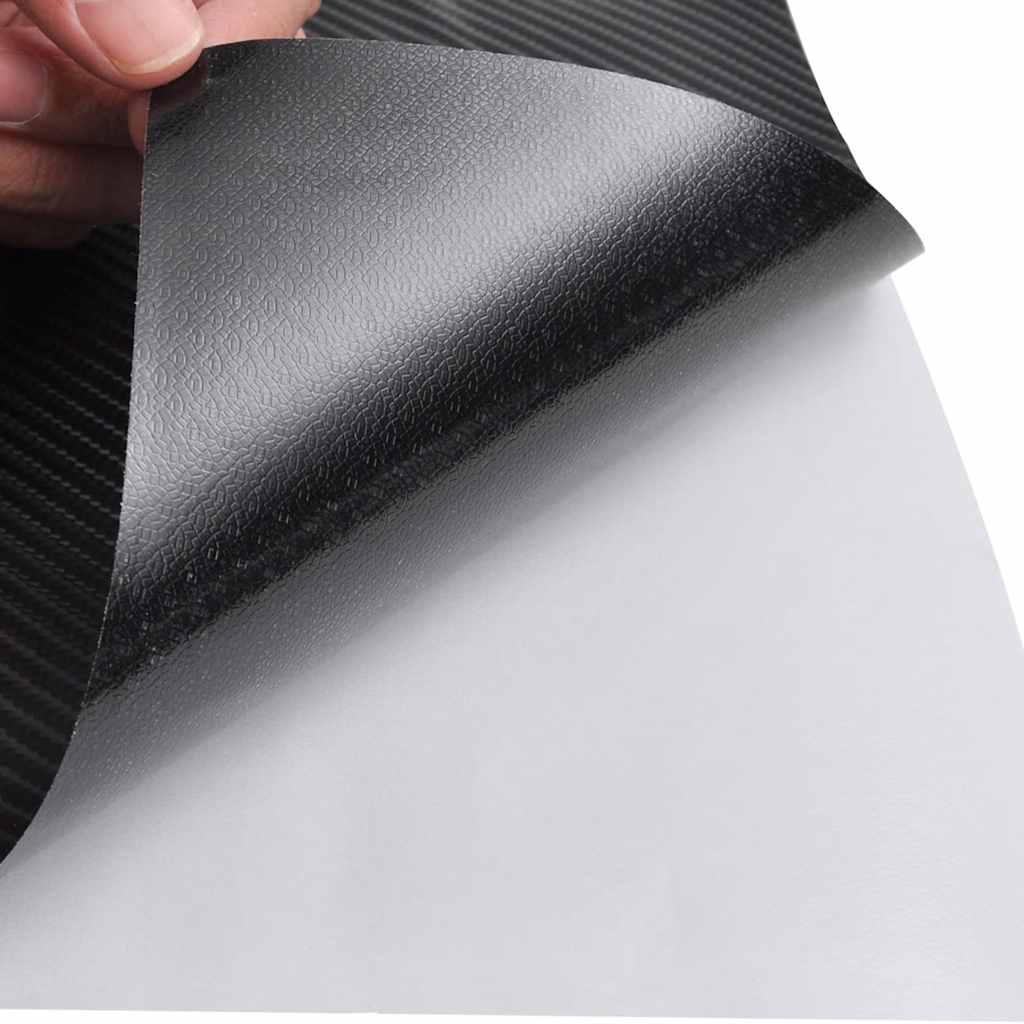 vidaXL Folie samochodowe 4D, 2 szt., czarne, 100x150 + 50x150 cm