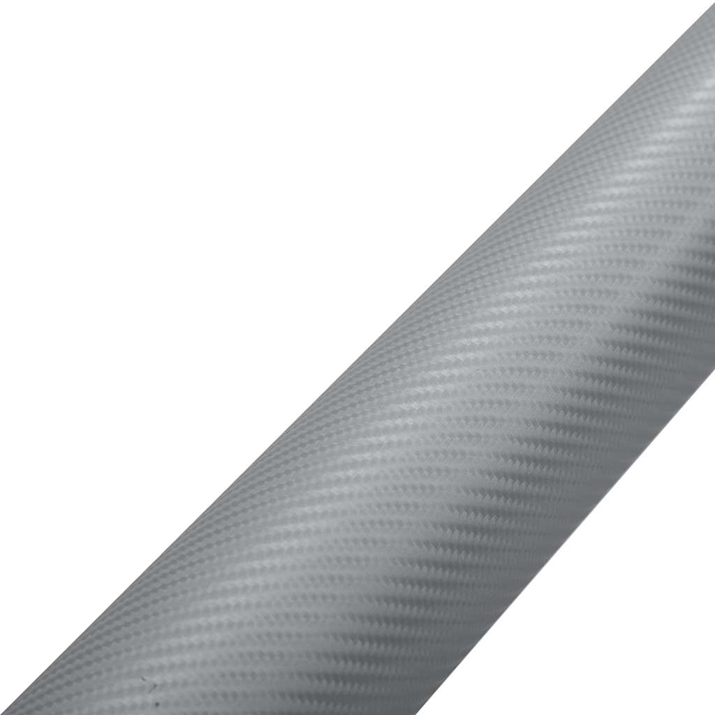 vidaXL Folia samochodowa 4D, srebrna, 100x150 cm