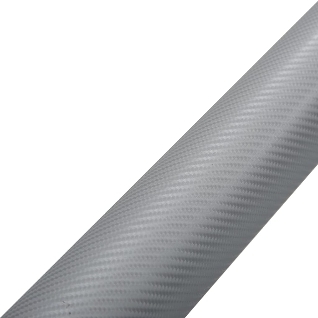 vidaXL Folie samochodowe 4D, 2 szt., srebrne, 100x150 cm
