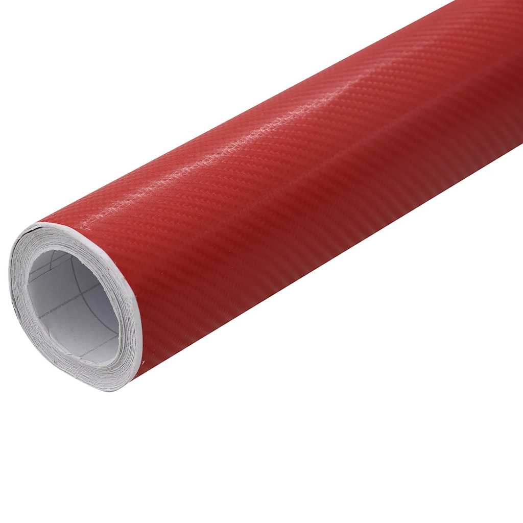 vidaXL Folie samochodowe 4D, 2 szt., czerwone, 100x150 cm