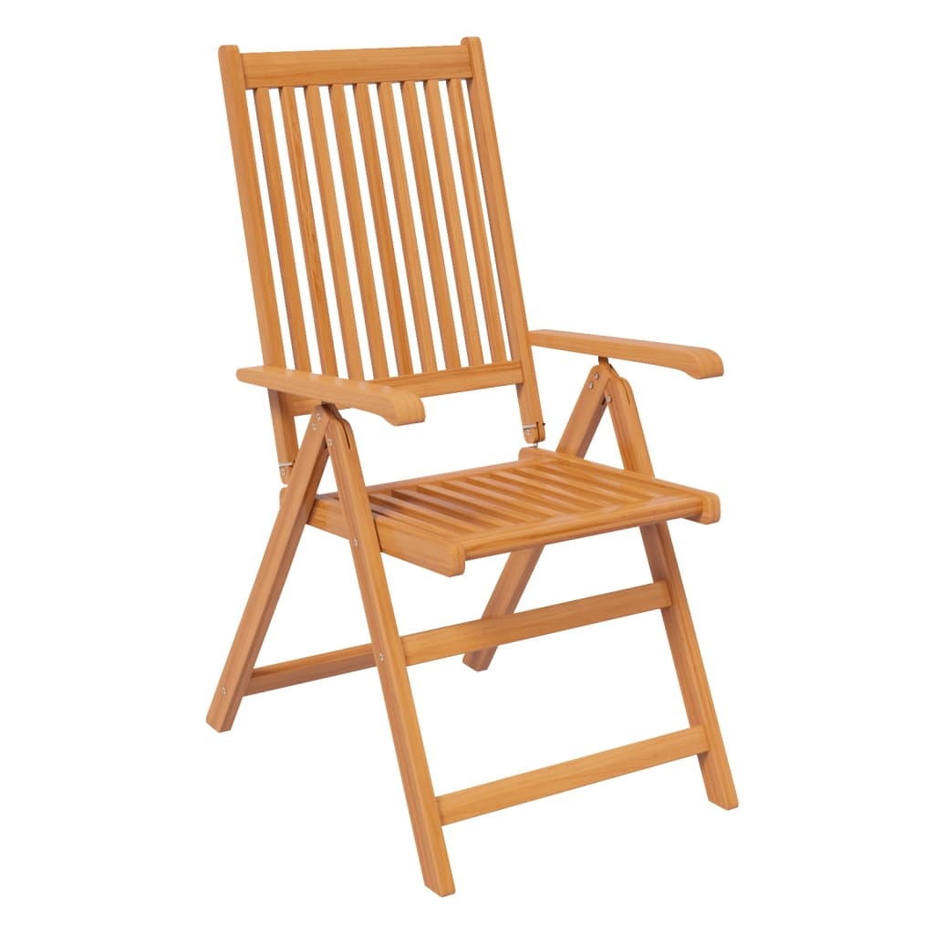 vidaXL 5-cz. zestaw mebli ogrodowych, lite drewno akacjowe, 150-200 cm