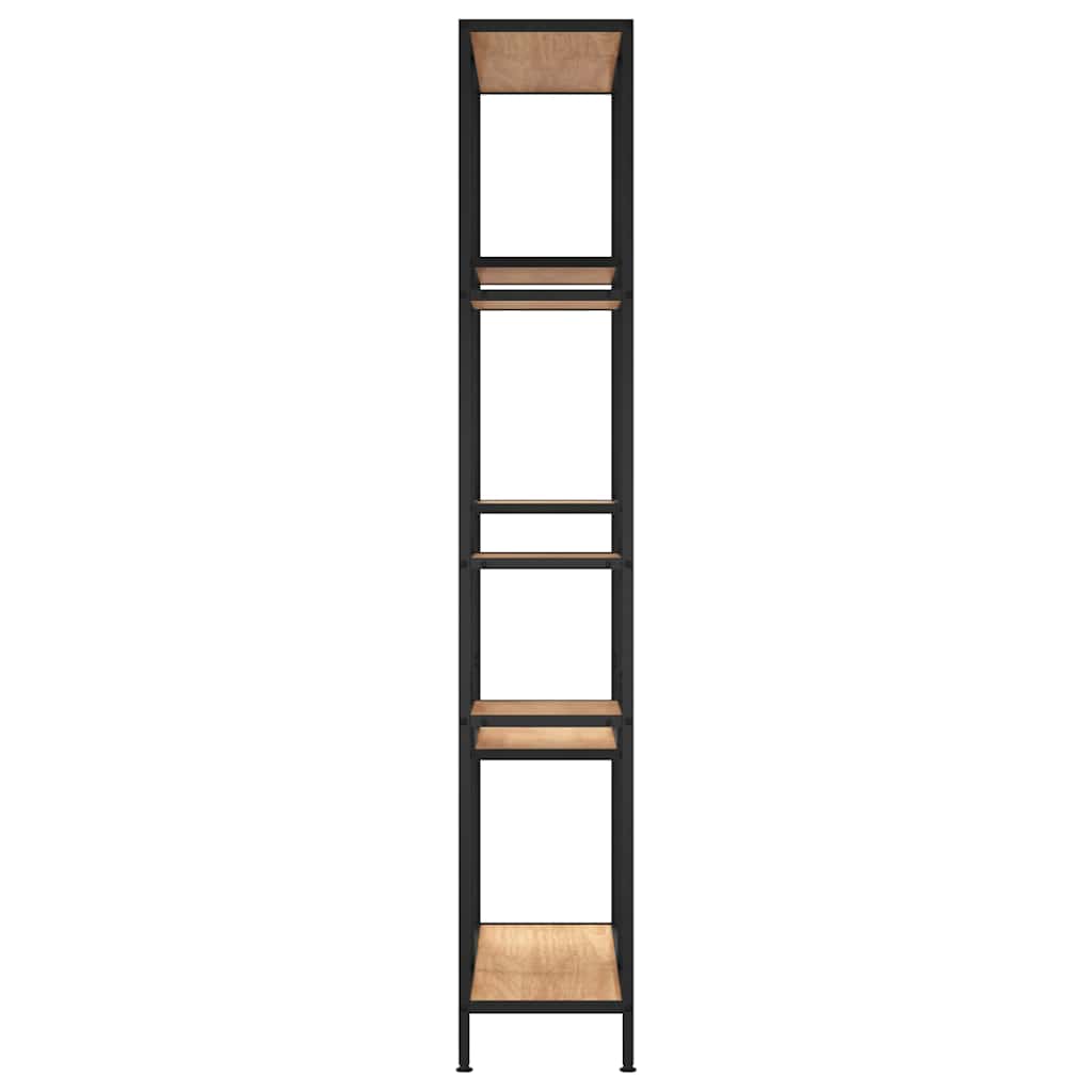 vidaXL Regał na książki, 80x30x180 cm, stal i materiał drewnopochodny