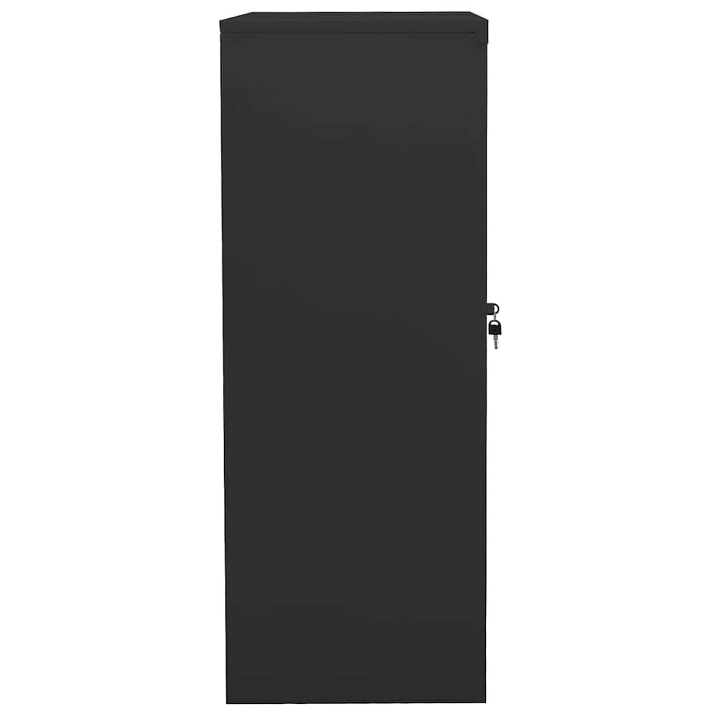 vidaXL Szafka na dokumenty, antracytowa, 90x40x105 cm, stalowa