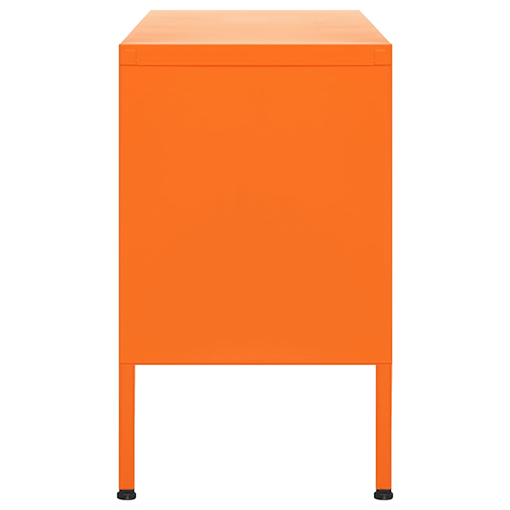 vidaXL Szafka pod telewizor, pomarańczowa, 105x35x50 cm, stalowa
