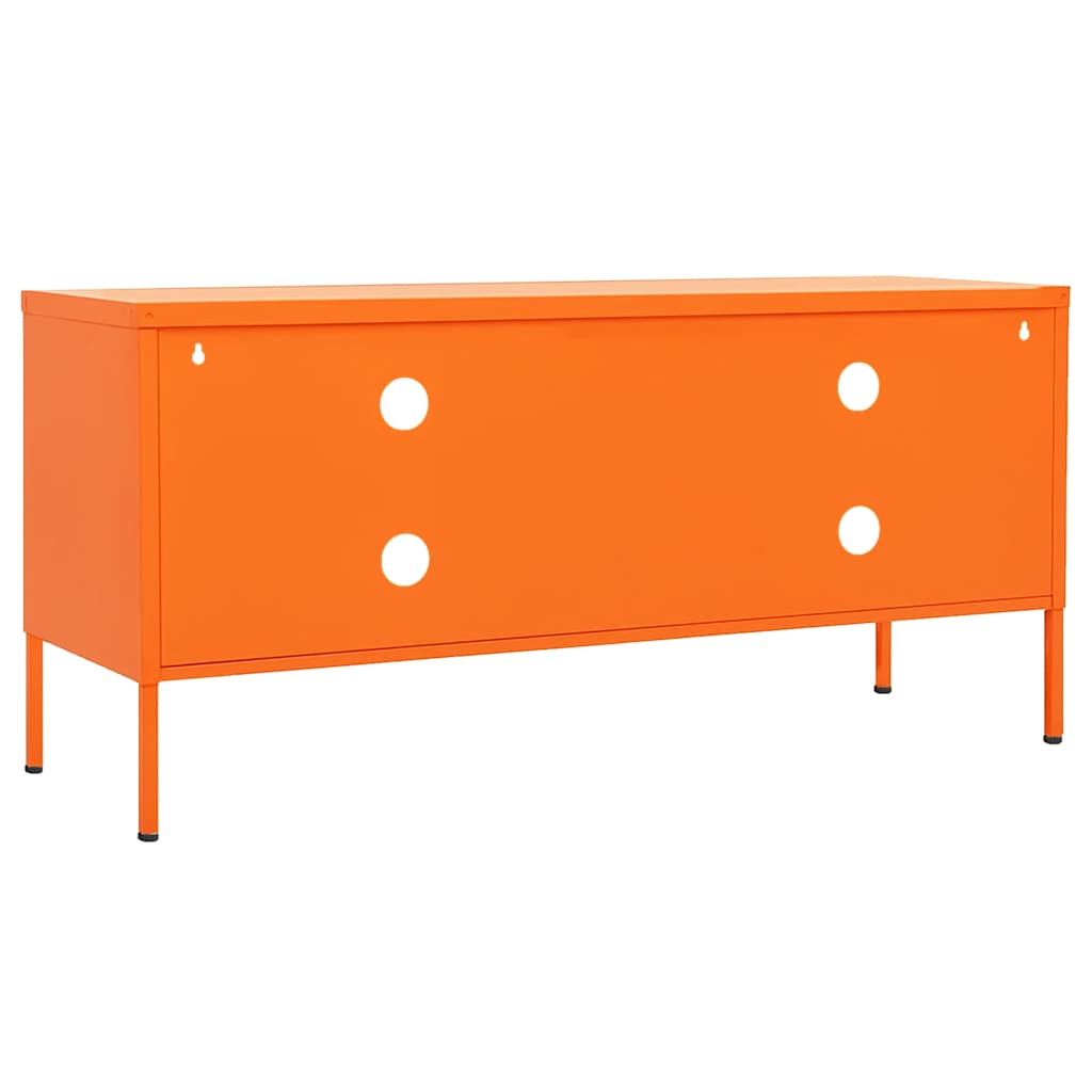 vidaXL Szafka pod telewizor, pomarańczowa, 105x35x50 cm, stalowa