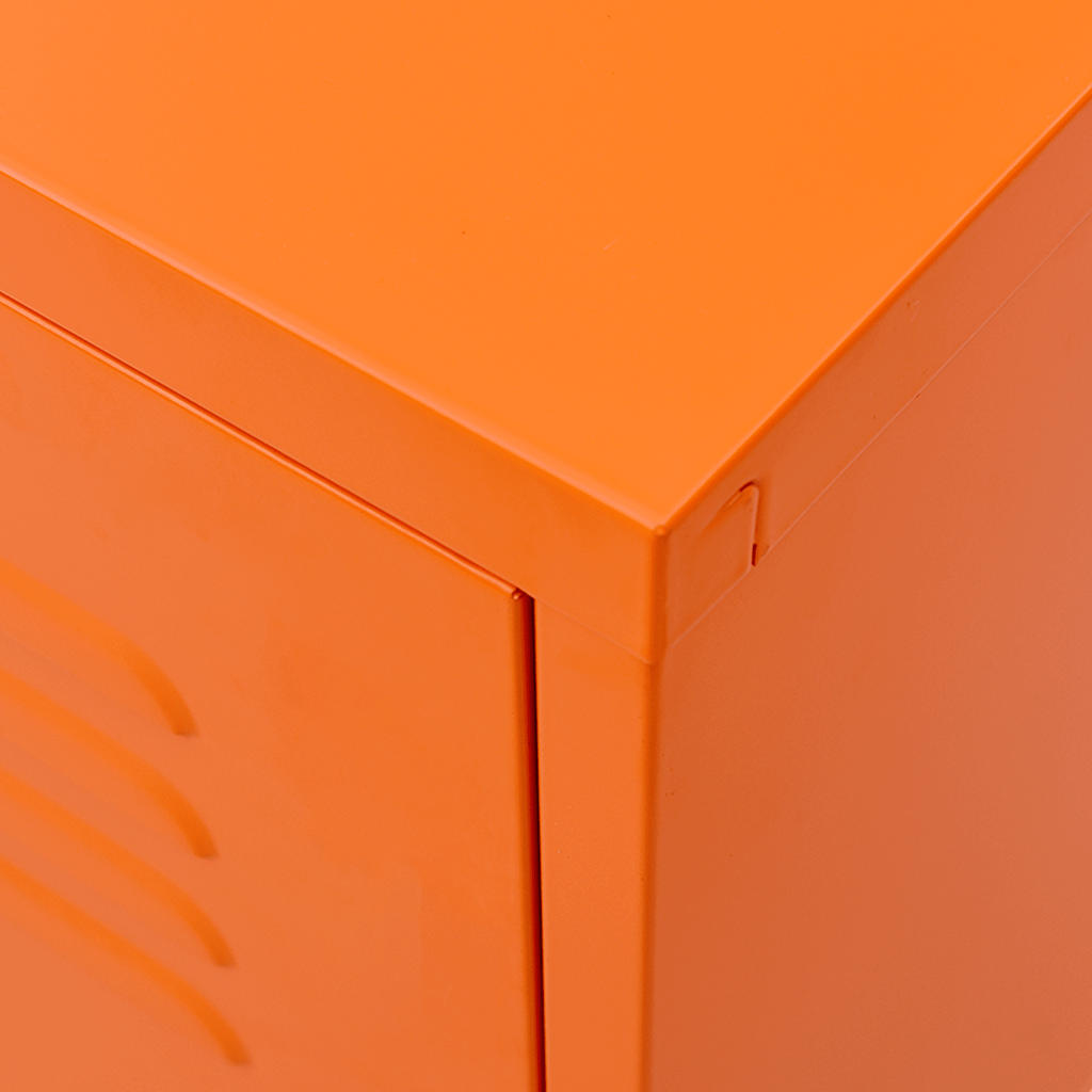 vidaXL Szafka pod telewizor, pomarańczowa, 105x35x50 cm, stalowa