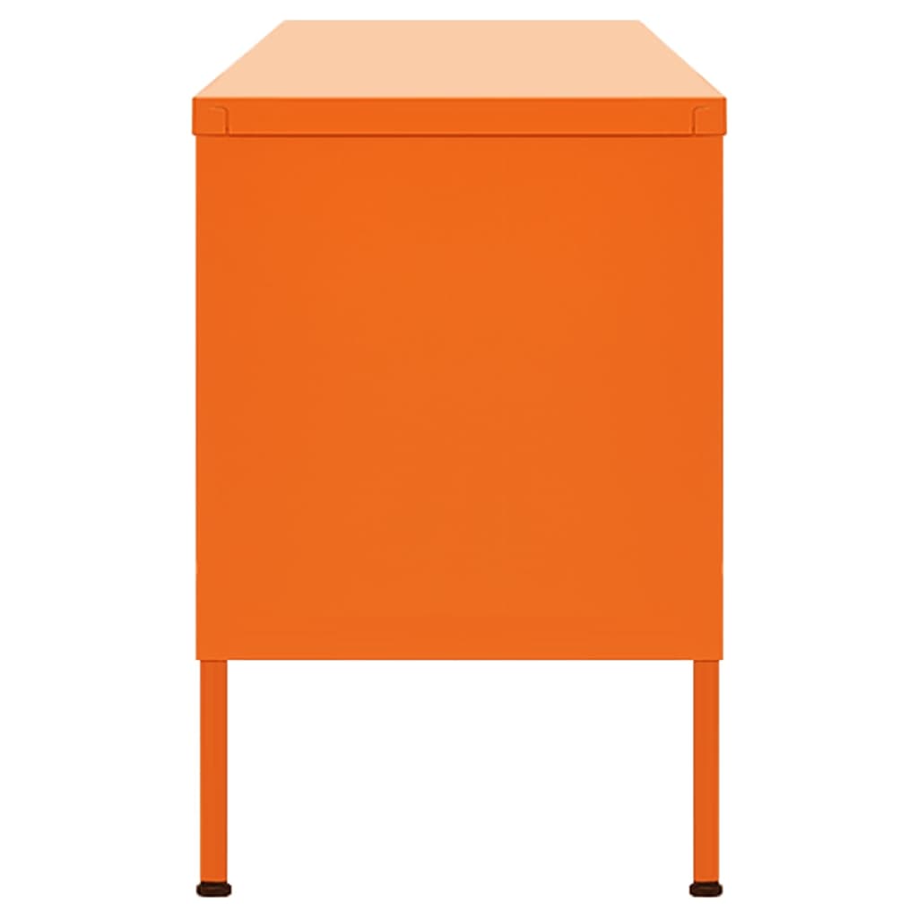 vidaXL Szafka pod telewizor, pomarańczowa, 105x35x50 cm, stalowa