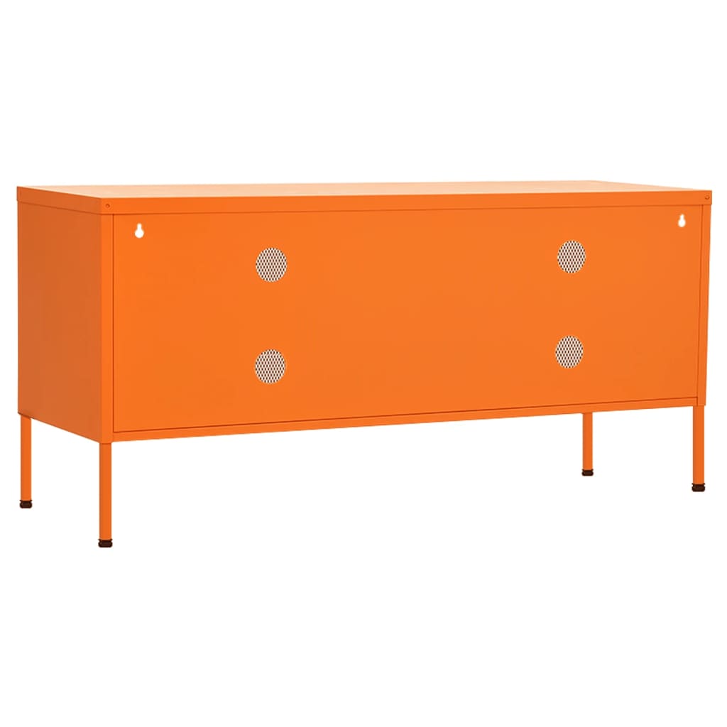 vidaXL Szafka pod telewizor, pomarańczowa, 105x35x50 cm, stalowa