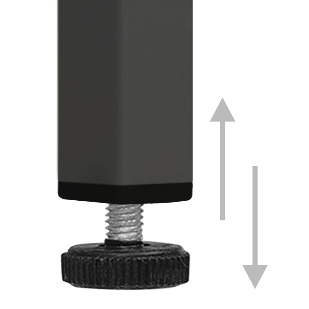 vidaXL Szafka pod telewizor, antracytowa, 105x35x50 cm, stalowa