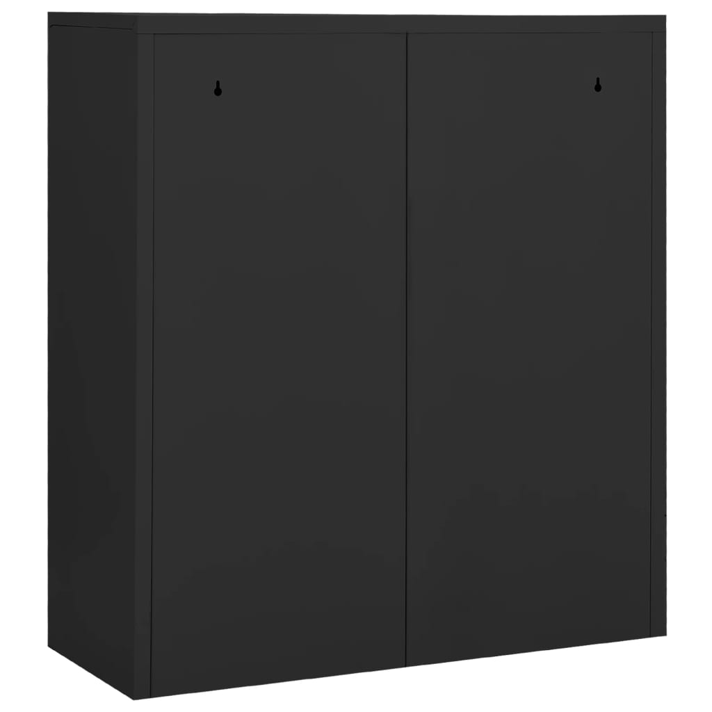 vidaXL Szafka biurowa, antracytowa, 90x40x102 cm, stalowa