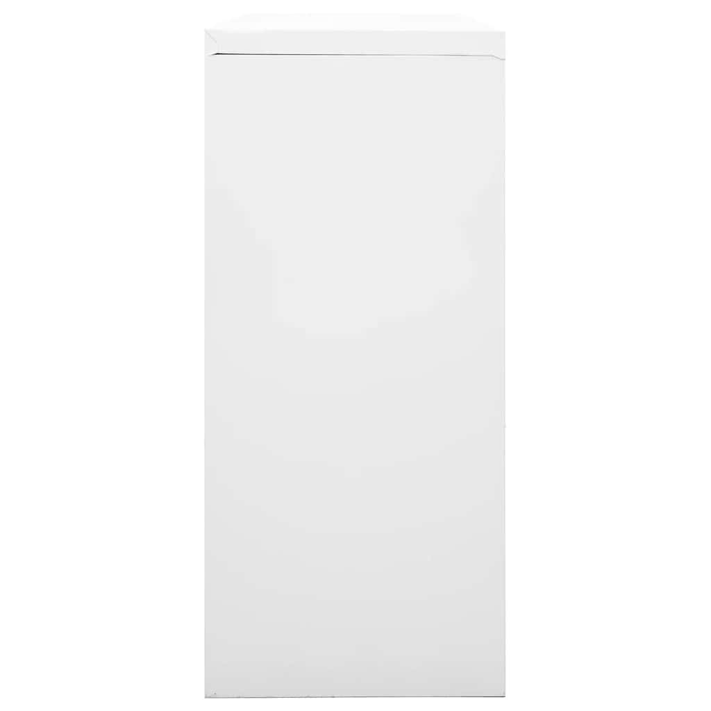vidaXL Szafka z drzwiami przesuwnymi, szara, 90x40x90 cm, stal