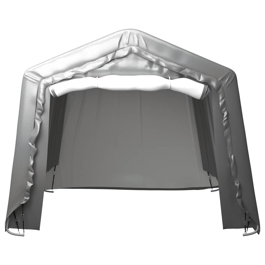 vidaXL Namiot magazynowy, 300x300 cm, stal, szary