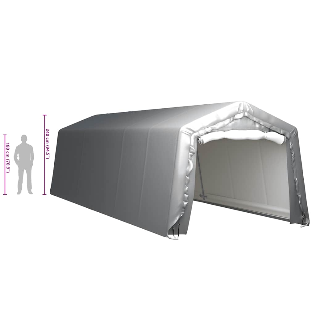 vidaXL Namiot magazynowy, 300 x 900 cm, stal, szary