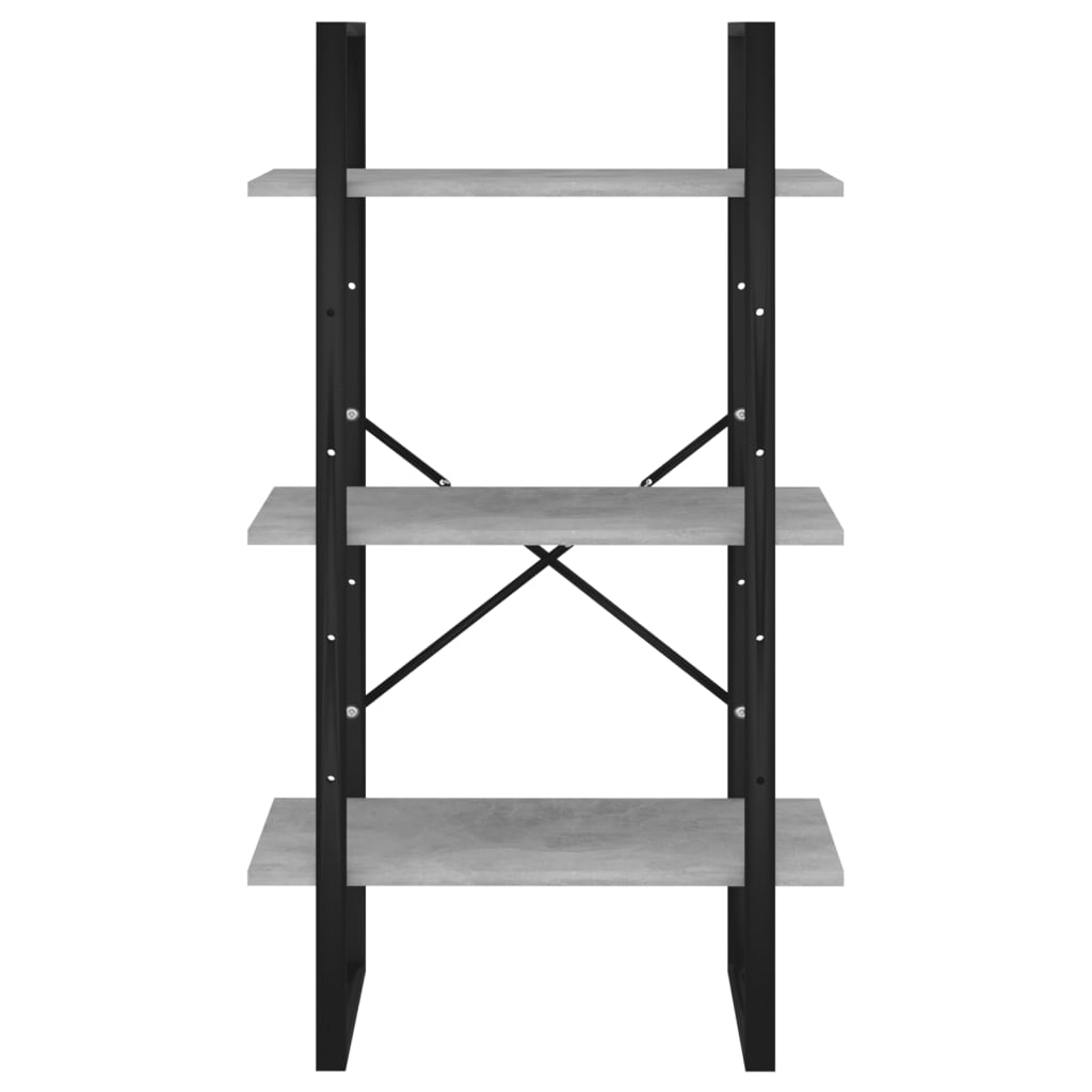 vidaXL Regał, szarość betonu, 60x30x105 cm, materiał drewnopochodny