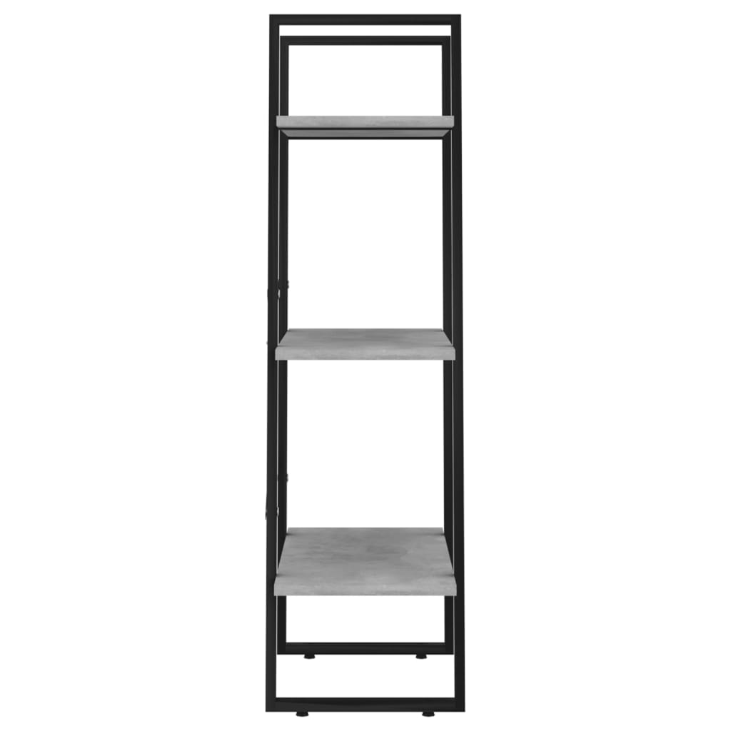vidaXL Regał, szarość betonu, 60x30x105 cm, materiał drewnopochodny