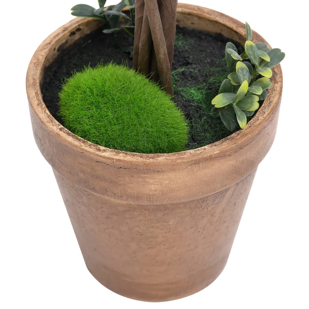 vidaXL Kule ze sztucznego bukszpanu w doniczce, 2 szt., zielone, 33 cm