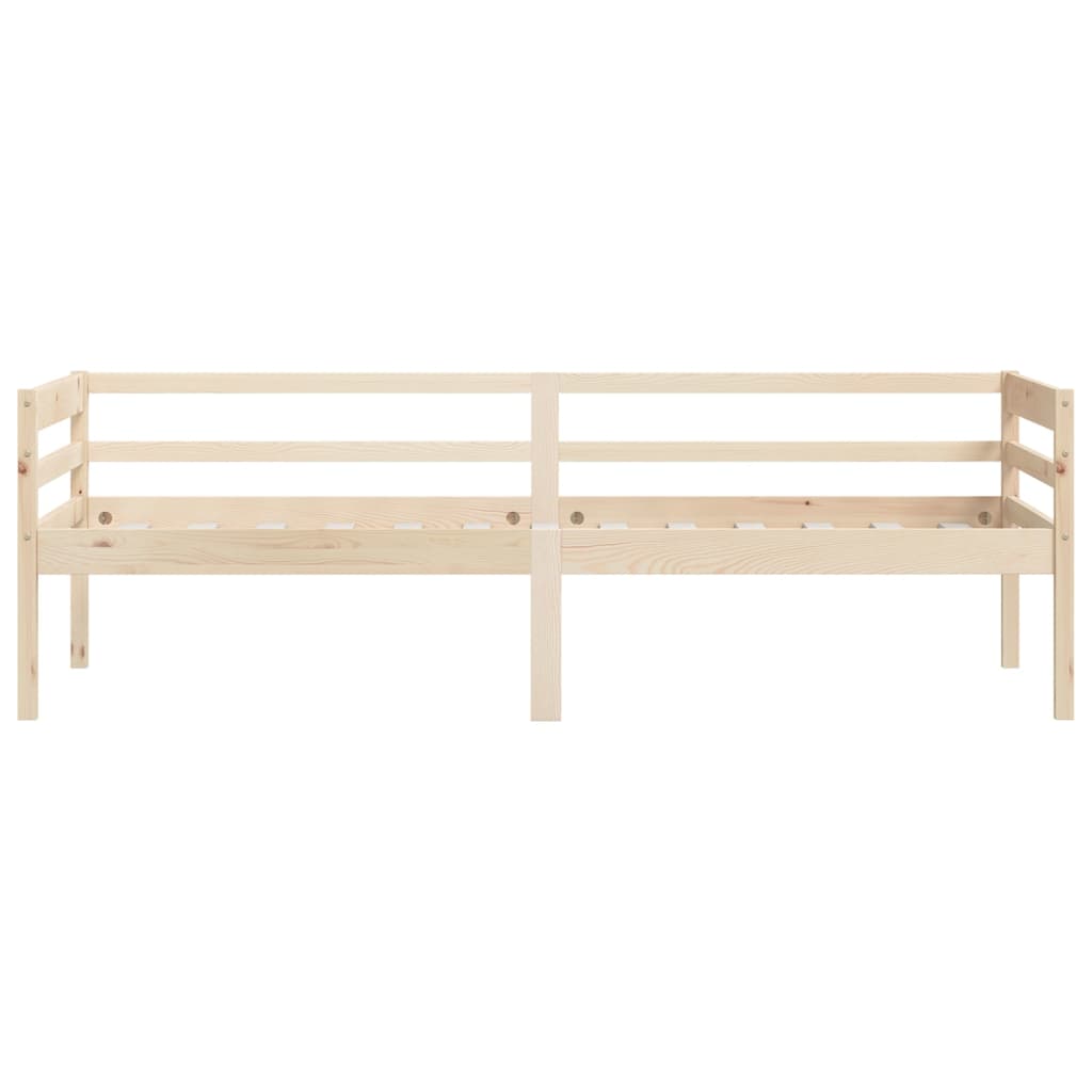 vidaXL Rama łóżka z litego drewna sosnowego, 90 x 200 cm