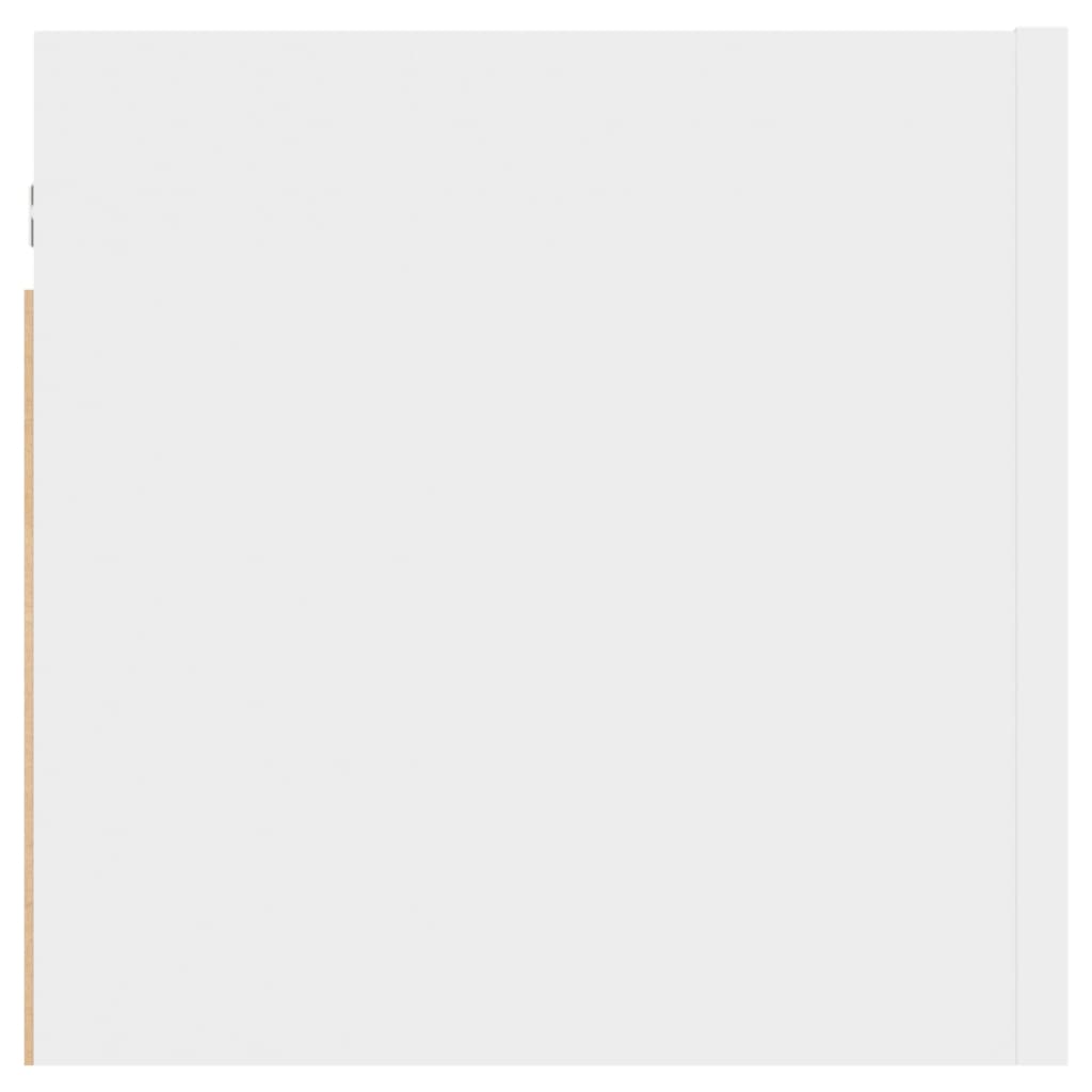 vidaXL Szafka nocna, biała, 30,5x30x30 cm, materiał drewnopochodny