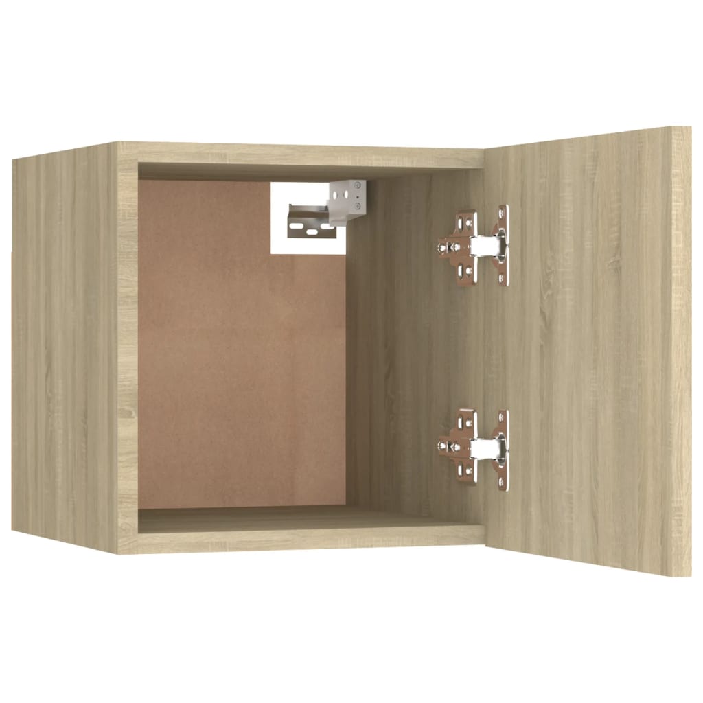 vidaXL Szafka nocna, dąb sonoma 30,5x30x30 cm, materiał drewnopochodny