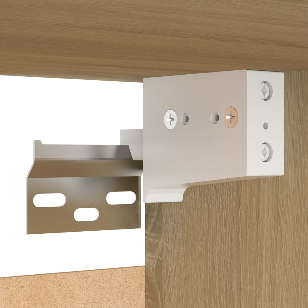 vidaXL Szafka nocna, dąb sonoma 30,5x30x30 cm, materiał drewnopochodny
