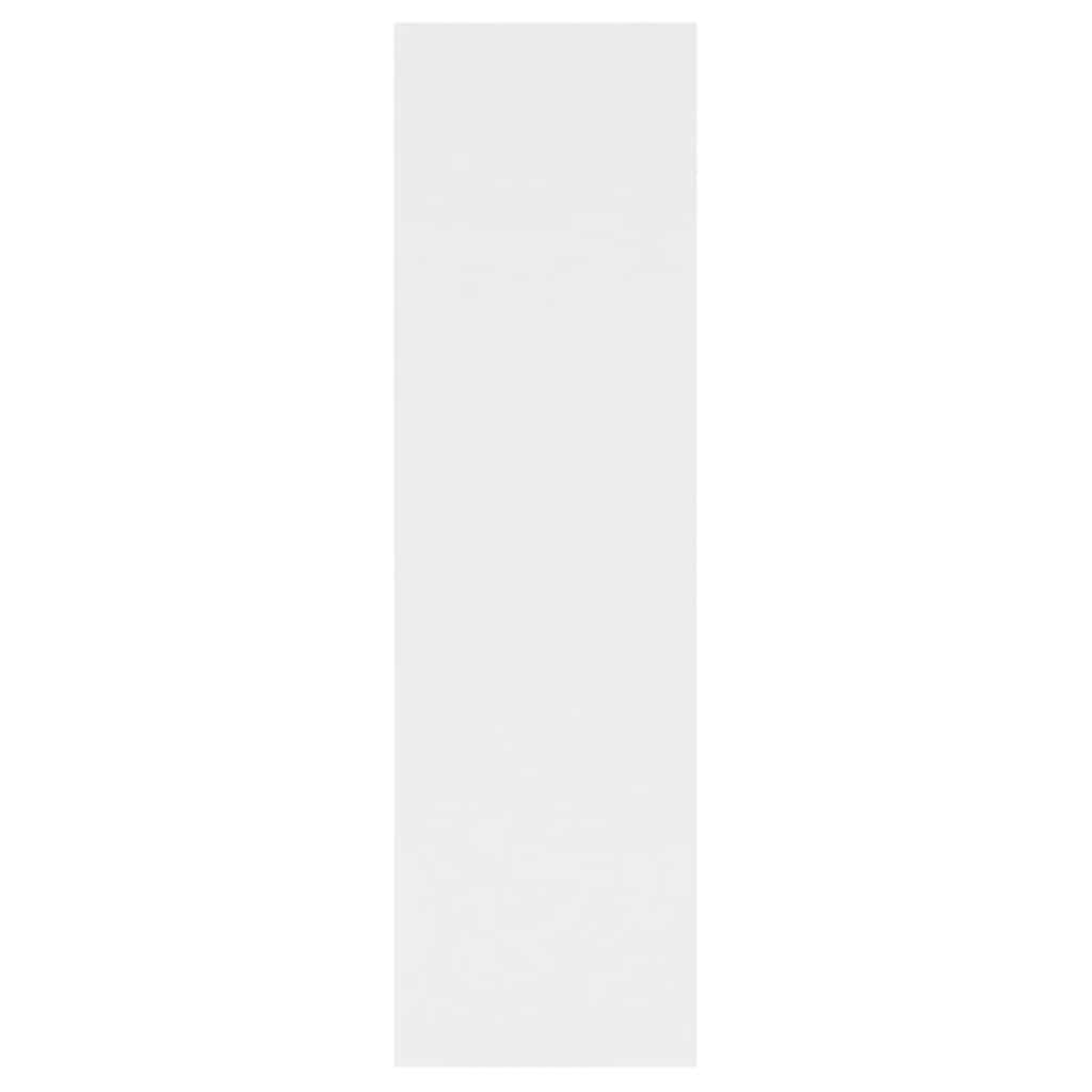 vidaXL Półka ścienna, biała, 75x16x55 cm, materiał drewnopochodny