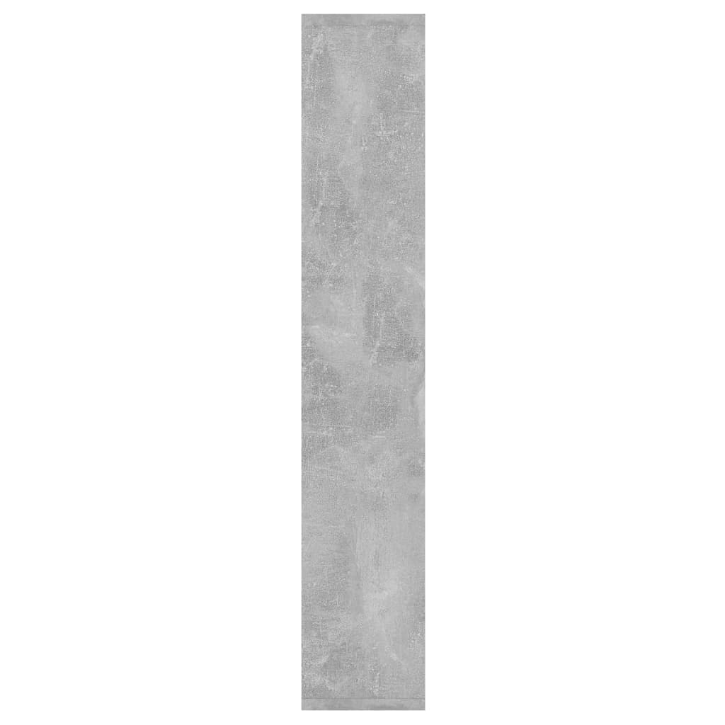 vidaXL Półka ścienna, szarość betonu, 36x16x90 cm