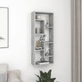 vidaXL Półka ścienna, szarość betonu, 36x16x90 cm