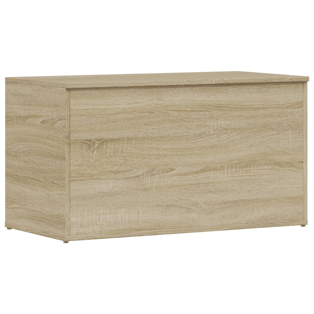 vidaXL Skrzynia, dąb sonoma, 84x42x46 cm, materiał drewnopochodny