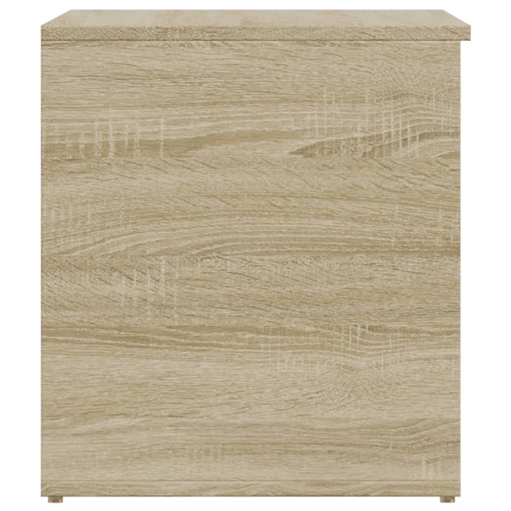 vidaXL Skrzynia, dąb sonoma, 84x42x46 cm, materiał drewnopochodny