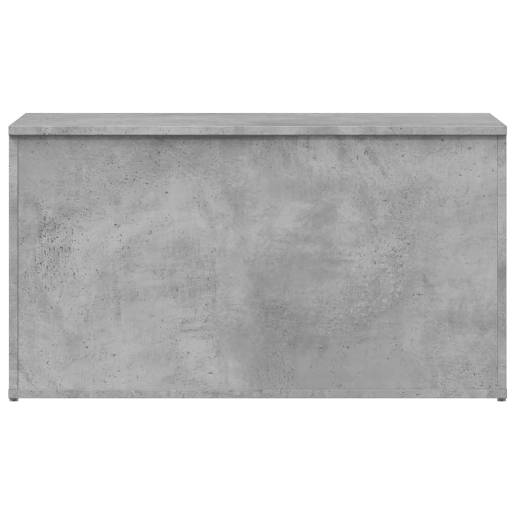 vidaXL Skrzynia, szarość betonu, 84x42x46 cm, materiał drewnopochodny