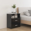 vidaXL Szafki nocne, 2 szt., czarne, 50x32x60 cm