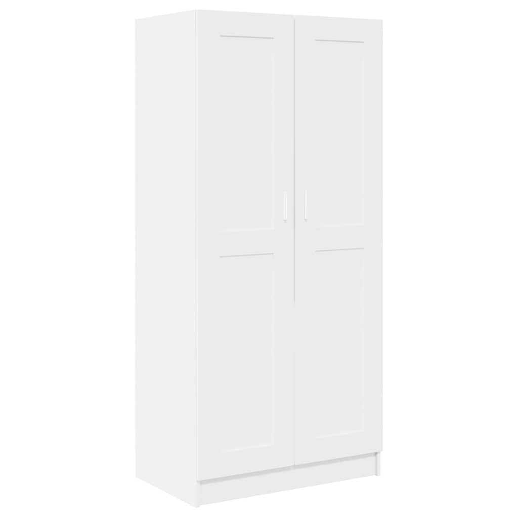 vidaXL Szafa, biała, 82,5x51,5x180 cm, materiał drewnopochodny