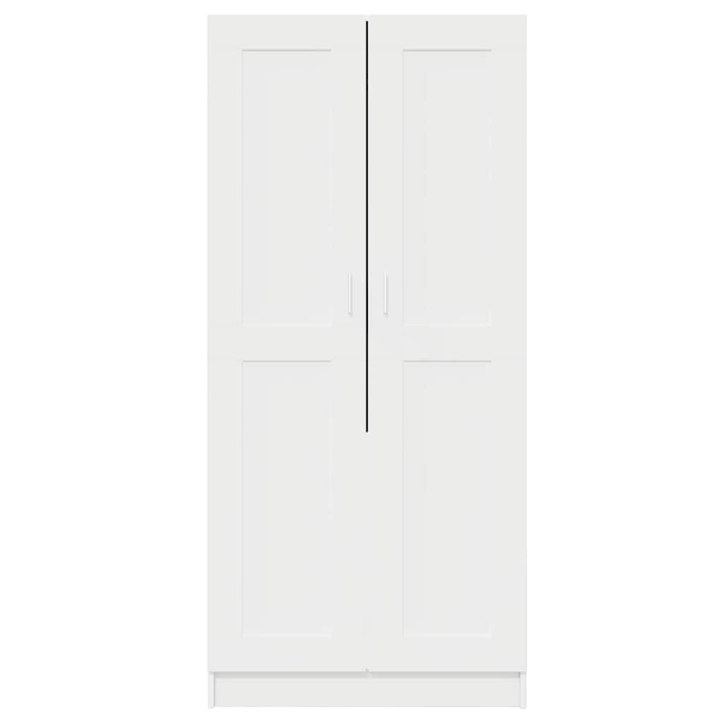 vidaXL Szafa, biała, 82,5x51,5x180 cm, materiał drewnopochodny