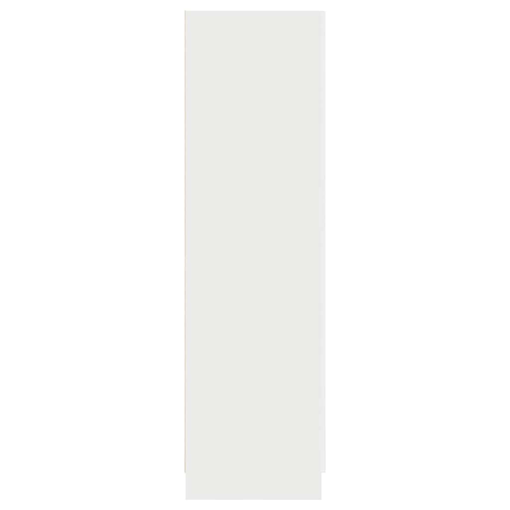 vidaXL Szafa, biała, 82,5x51,5x180 cm, materiał drewnopochodny