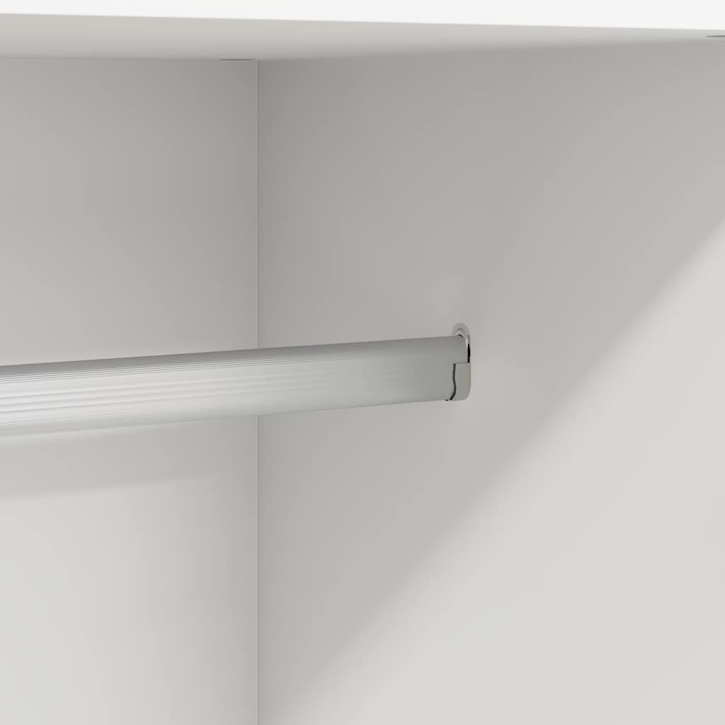 vidaXL Szafa, biała, 82,5x51,5x180 cm, materiał drewnopochodny