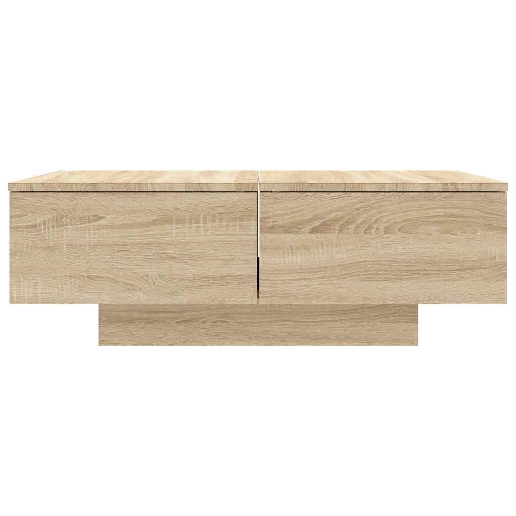 vidaXL Stolik kawowy, dąb sonoma 90x60x31 cm, materiał drewnopochodny