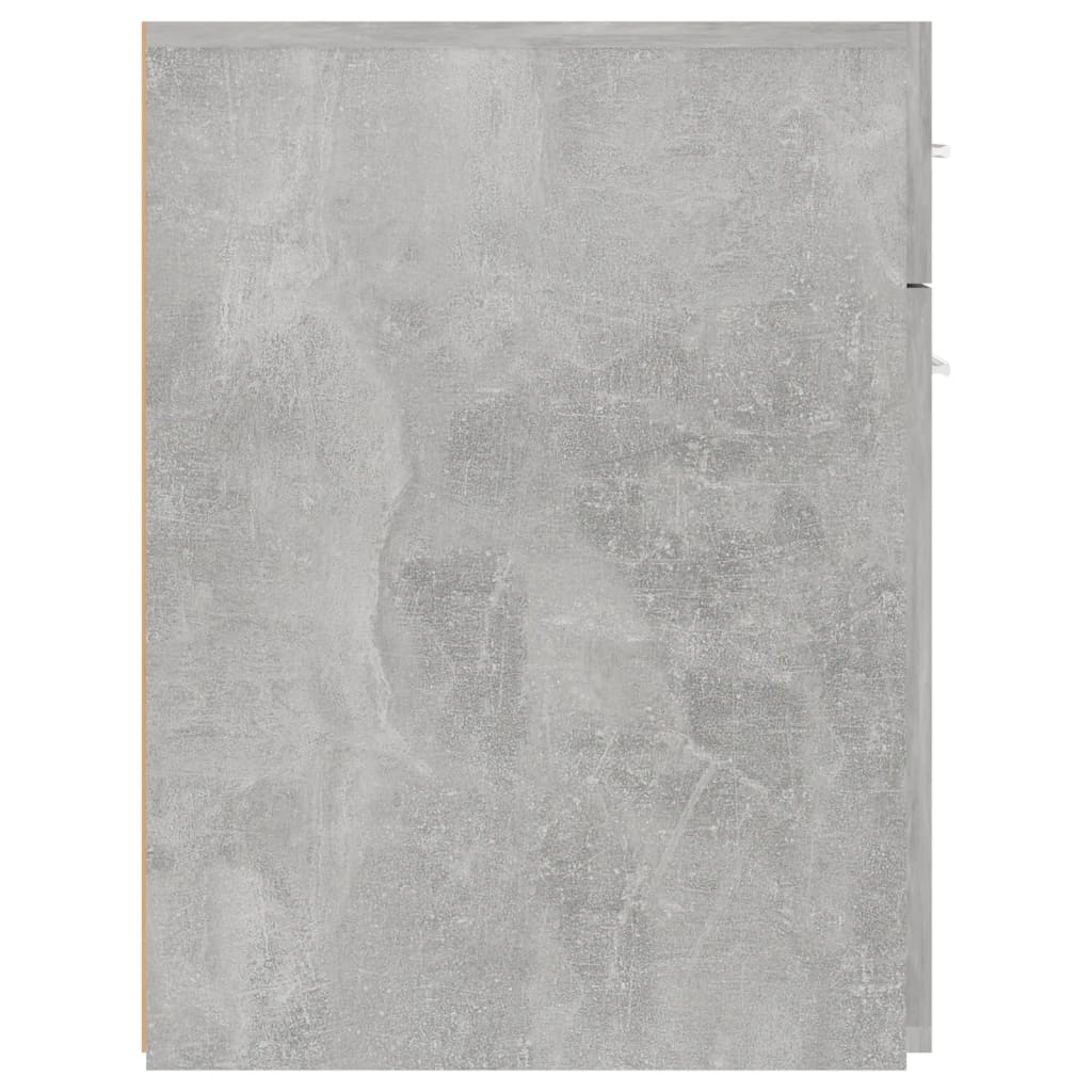 vidaXL Szafka apteczna, szarość betonu, 20x45,5x60 cm