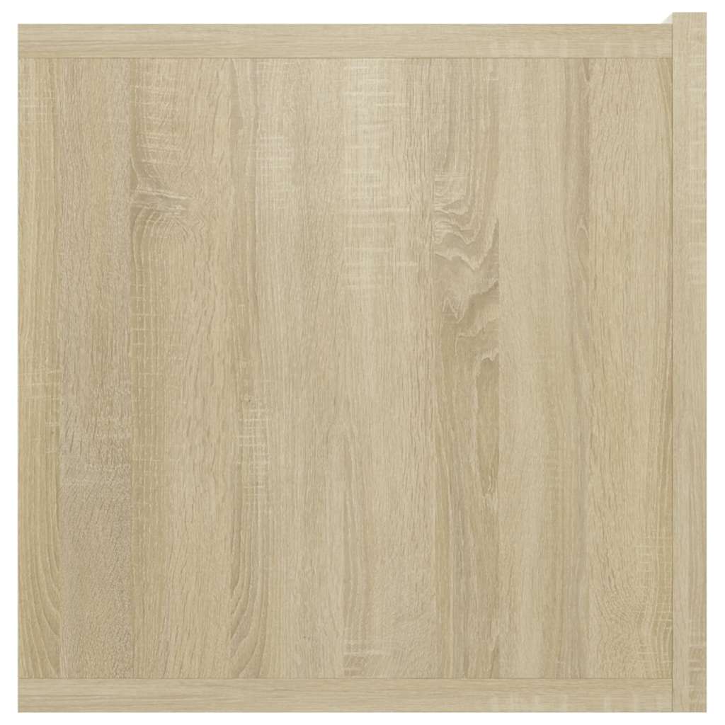 vidaXL Szafki wiszące pod TV, dąb sonoma, 60x30x30 cm