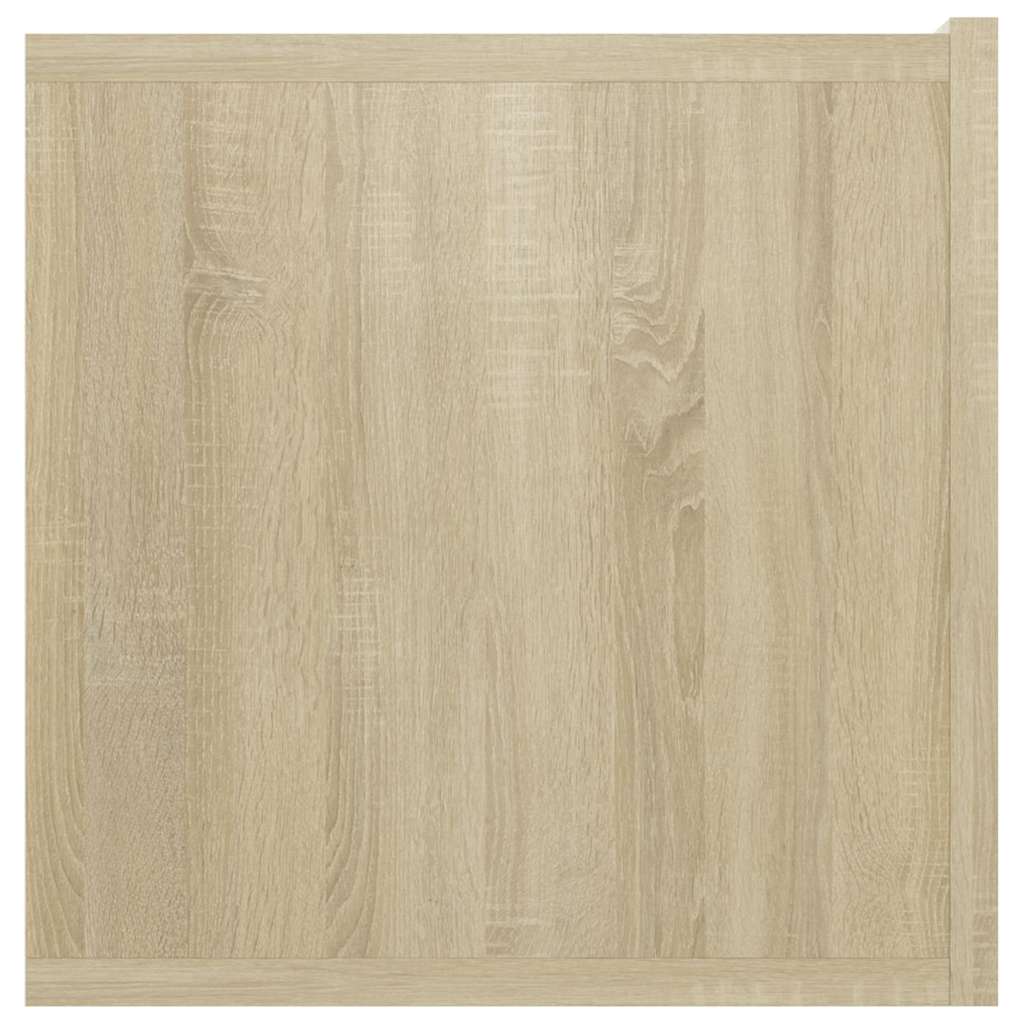 vidaXL Szafki wiszące pod TV 2 szt., dąb sonoma, 60x30x30 cm