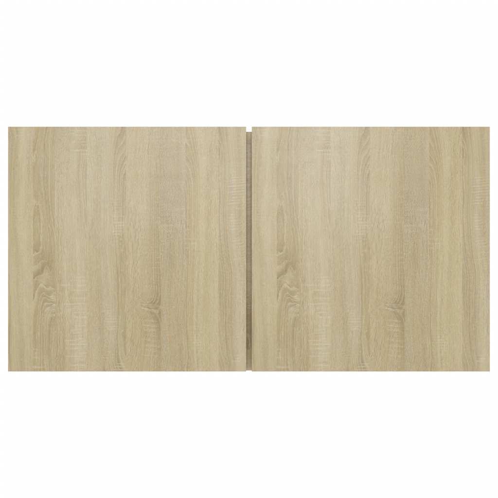 vidaXL Szafki wiszące pod TV 3 szt., dąb sonoma, 60x30x30 cm