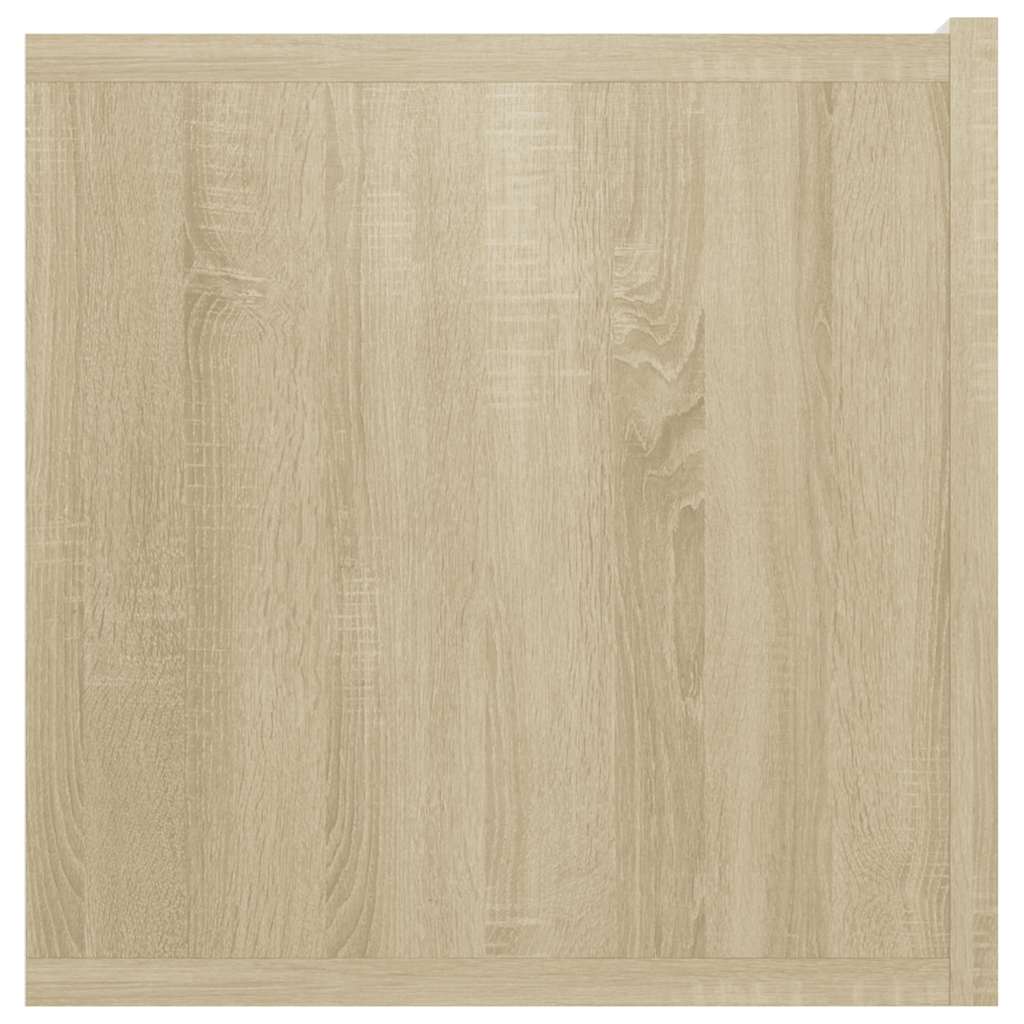 vidaXL Szafki wiszące pod TV 3 szt., dąb sonoma, 60x30x30 cm