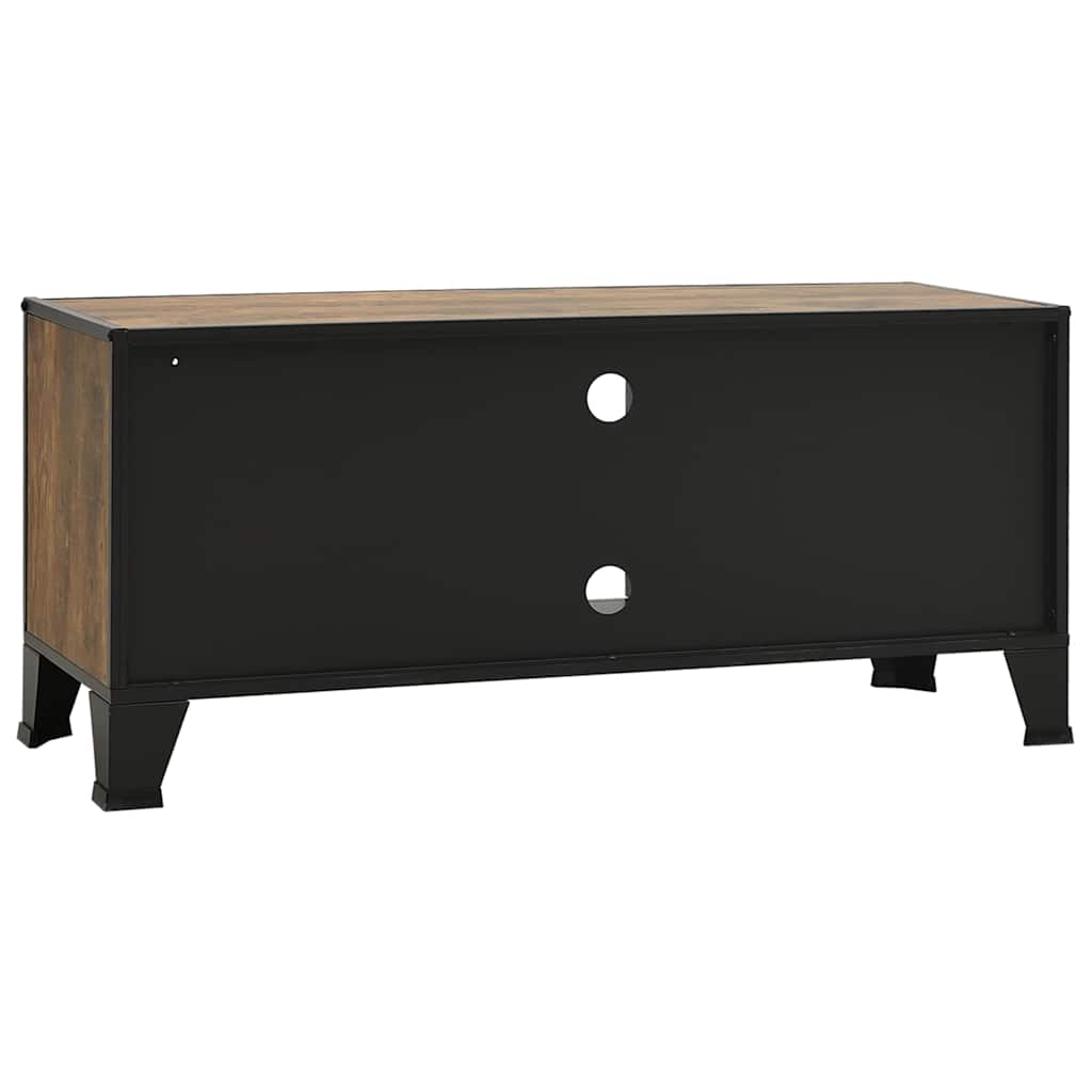 vidaXL Szafka pod telewizor, rustykalny brąz, 105x36x47cm, metal i MDF