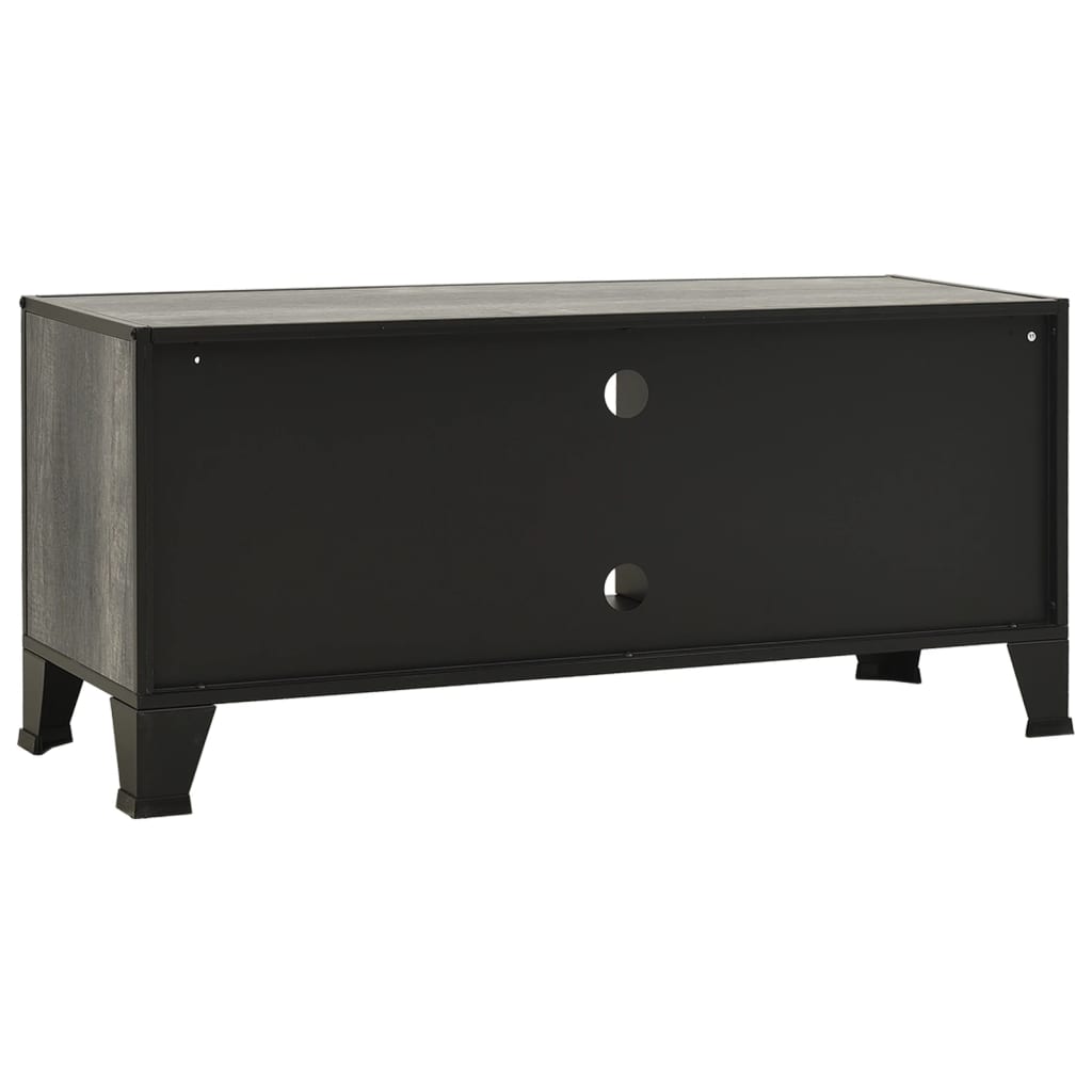 vidaXL Szafka pod telewizor, szara, 105x36x47 cm, metal i MDF