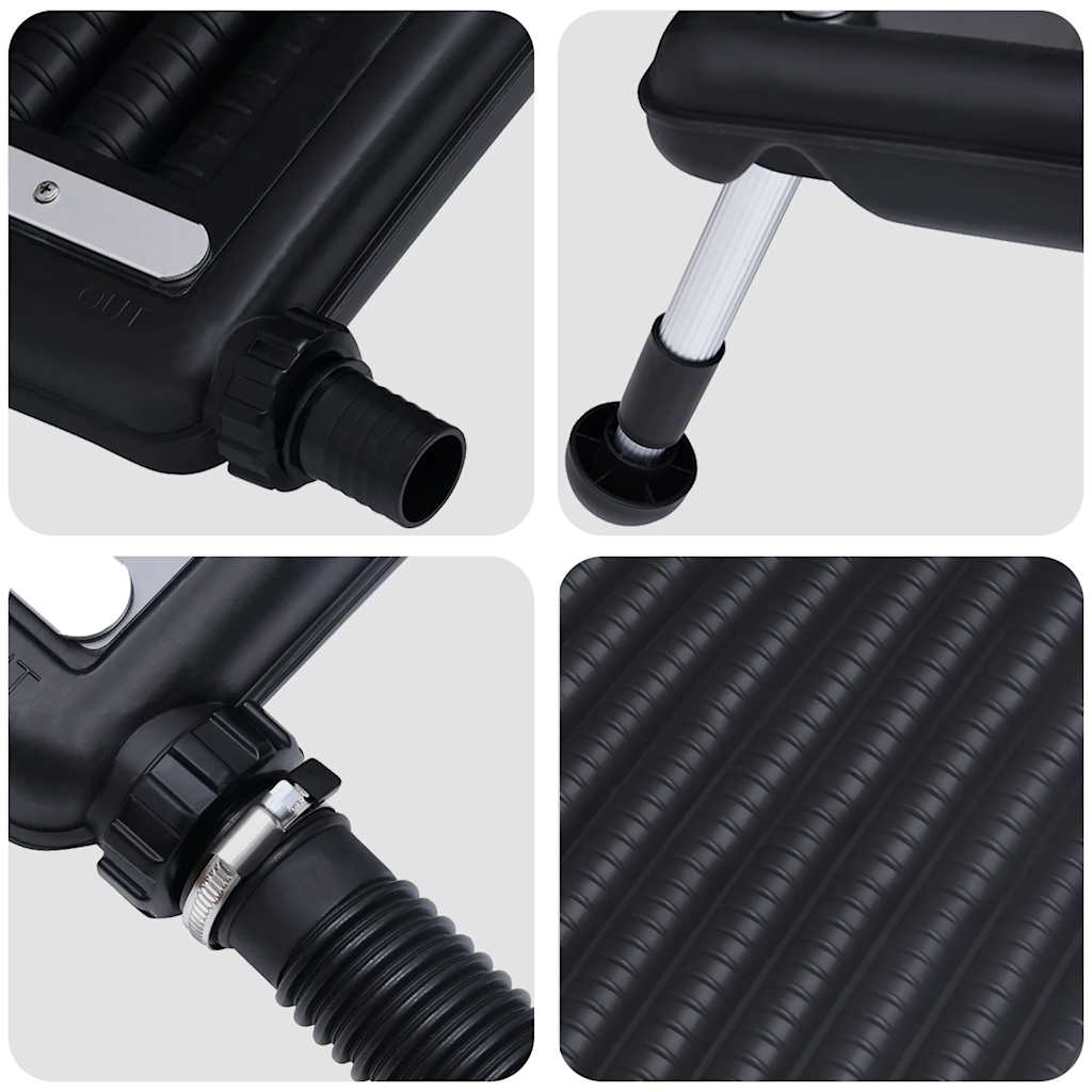 vidaXL Solarny podgrzewacz wody w basenie, łukowaty, 72,5x46 cm