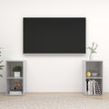 vidaXL Szafki TV, 2 szt., szarość betonu, 72x35x36,5 cm, płyta wiórowa