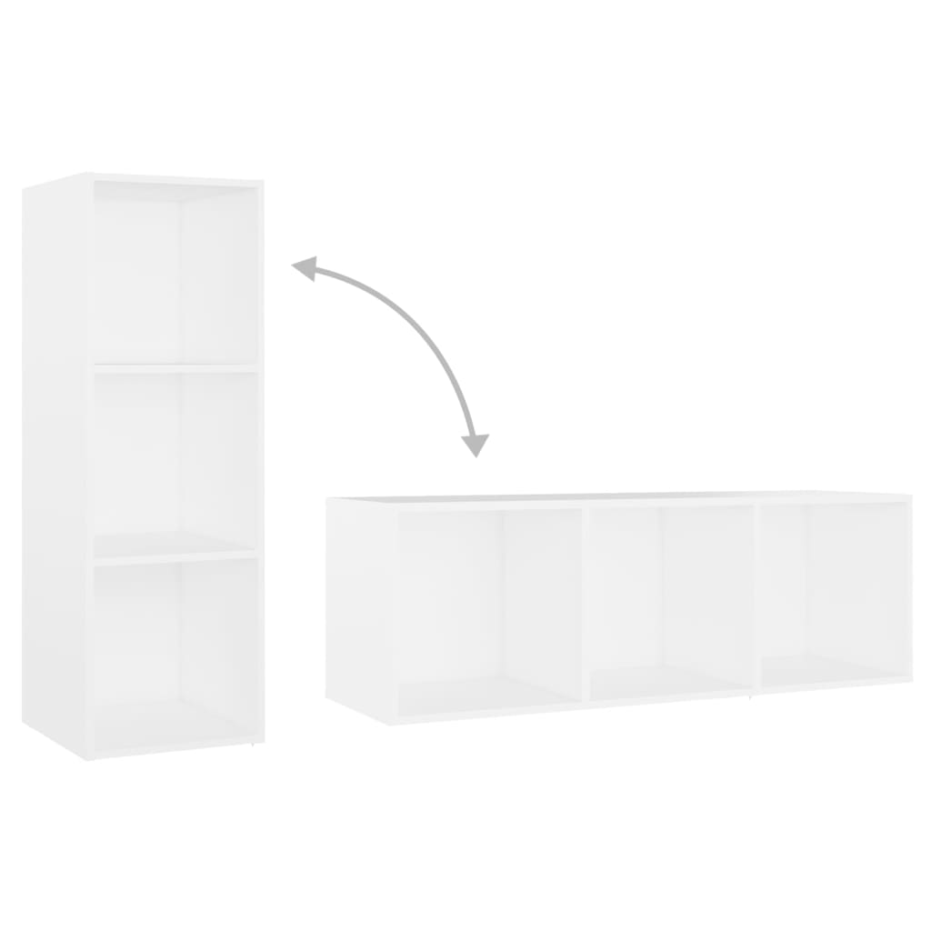 vidaXL | Szafka pod telewizor | 3 pcs 37 x 35 x 107.5 cm