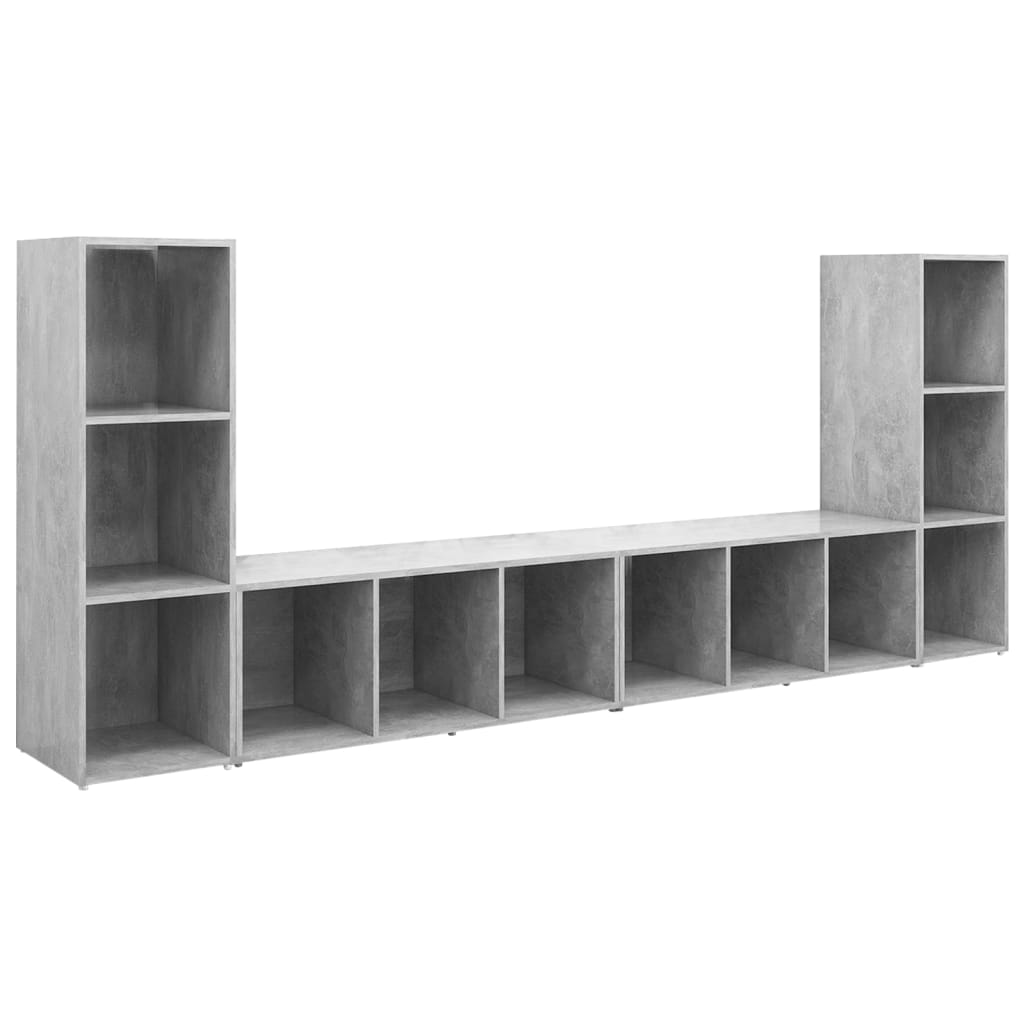 vidaXL | Szafka pod telewizor | 4 pcs 37 x 35 x 107.5 cm