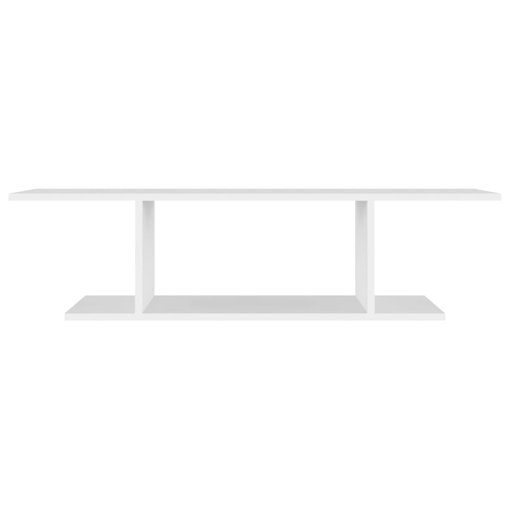 vidaXL Wisząca szafka telewizyjna, biała, 103x30x26,5 cm, płyta