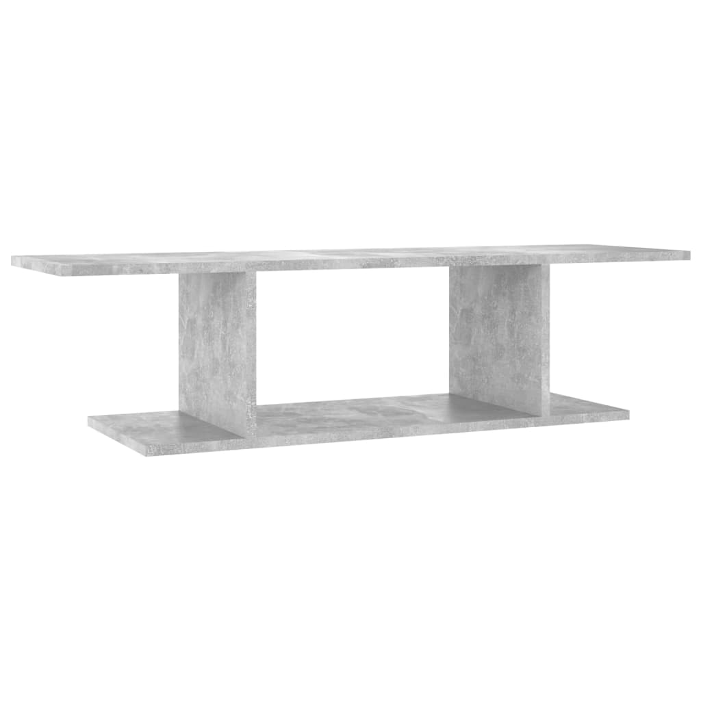 vidaXL Wisząca szafka telewizyjna, szarość betonu, 103x30x26,5 cm
