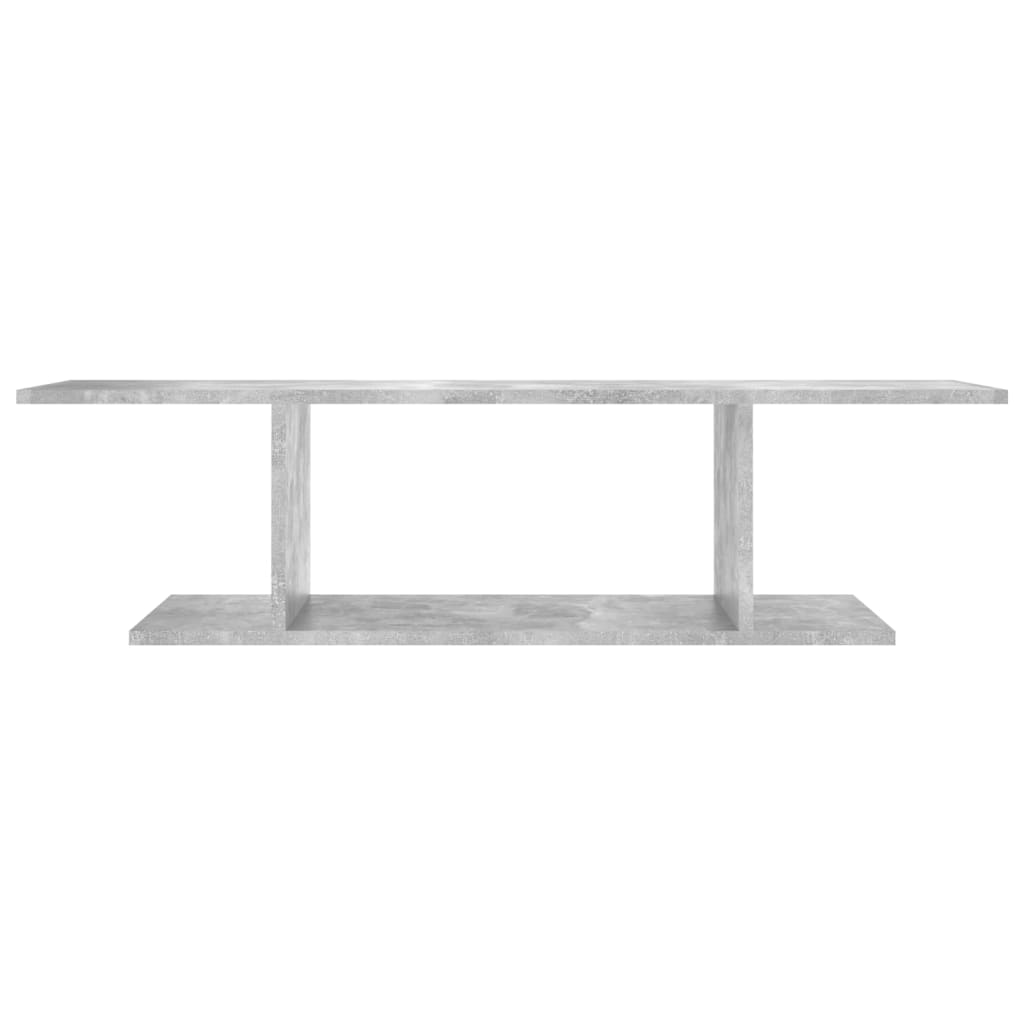 vidaXL Wisząca szafka telewizyjna, szarość betonu, 103x30x26,5 cm